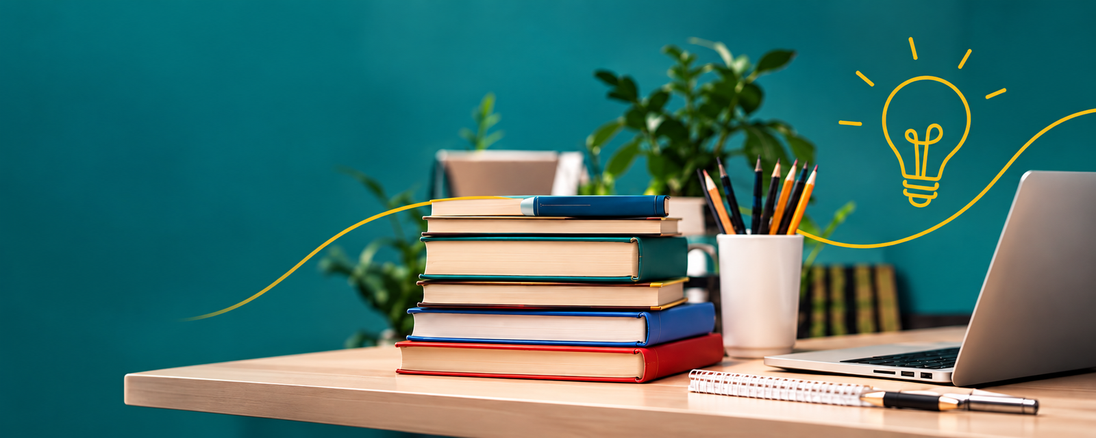 Livros e materiais de estudo